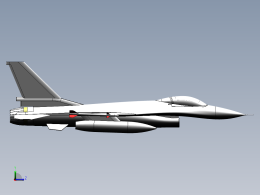 f16战斗机左视缩略图