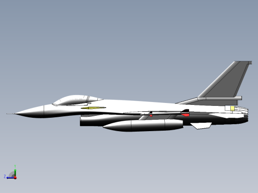 f16战斗机右视缩略图