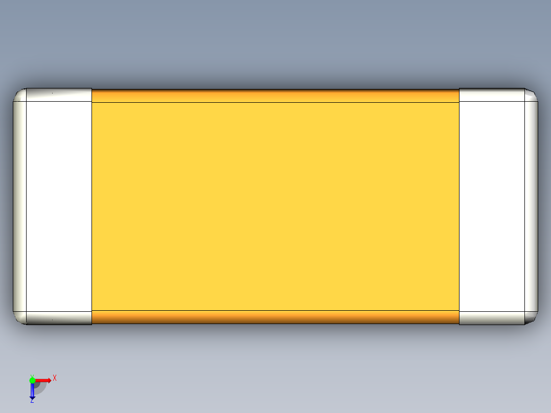 元器件3D封装C0402_04521俯视图