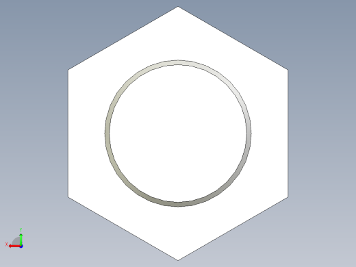 外六角螺絲RCBB-3D多系列多零件图纸模型后视缩略图