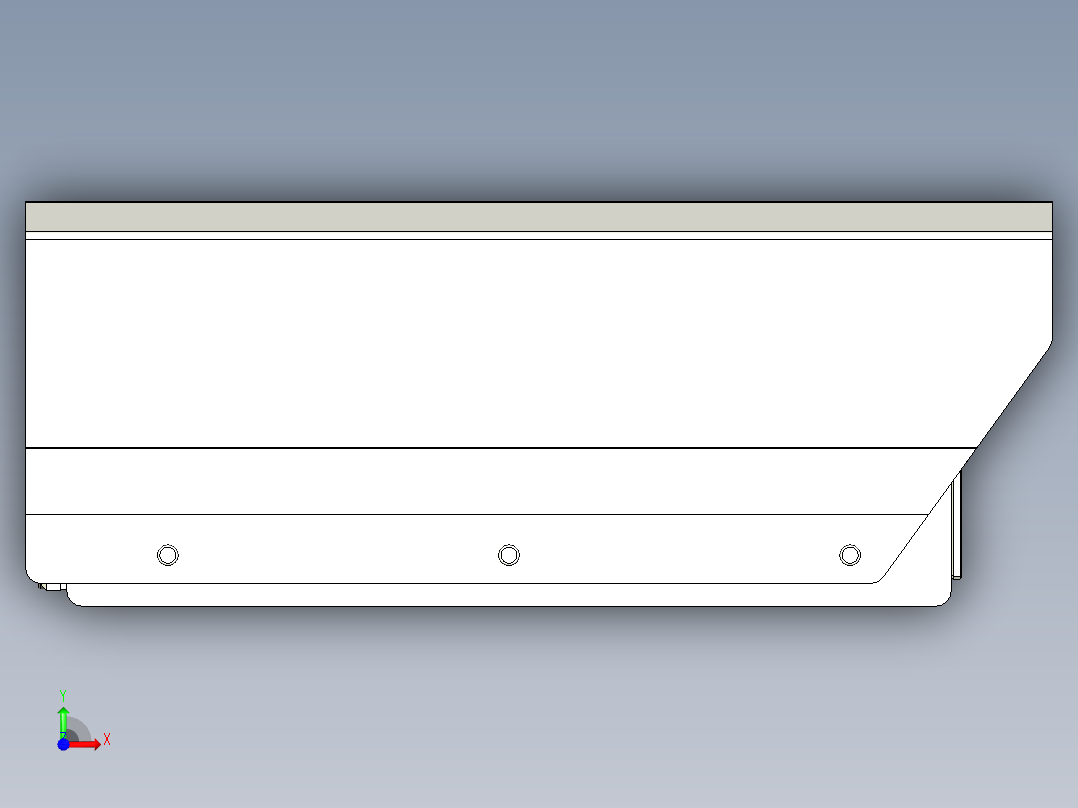 监控器保护盒前视图