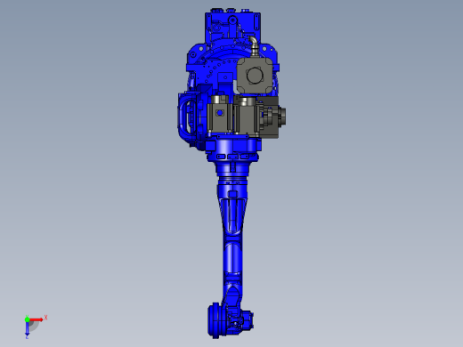 YASKAWA MPL80II六轴工业机器人三维模型资料俯视缩略图
