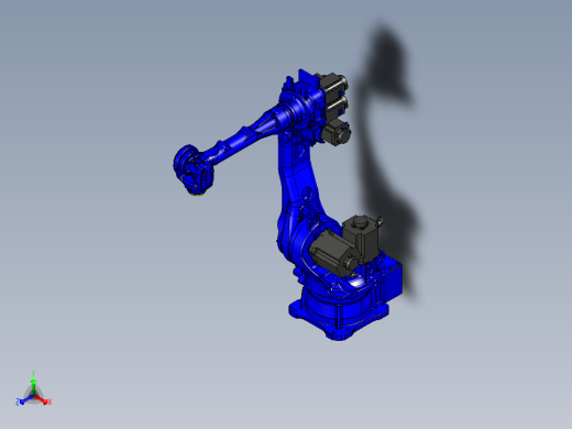 YASKAWA MPL80II六轴工业机器人三维模型资料正等轴测缩略图