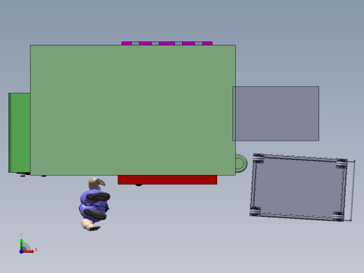 800T重型压制橡胶机前视缩略图