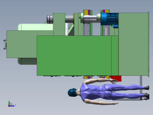 800T重型压制橡胶机左视缩略图