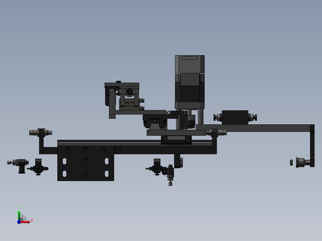 拾取装置前视图