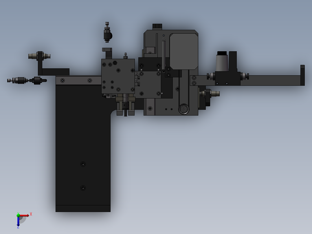 拾取装置俯视图