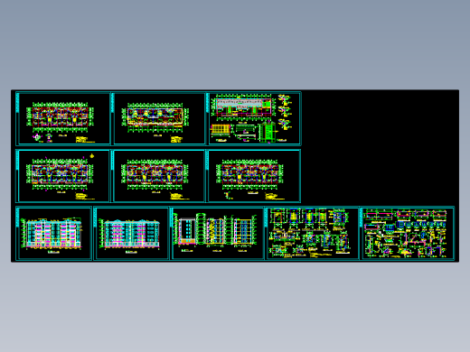 某住宅区A#楼建筑施工图