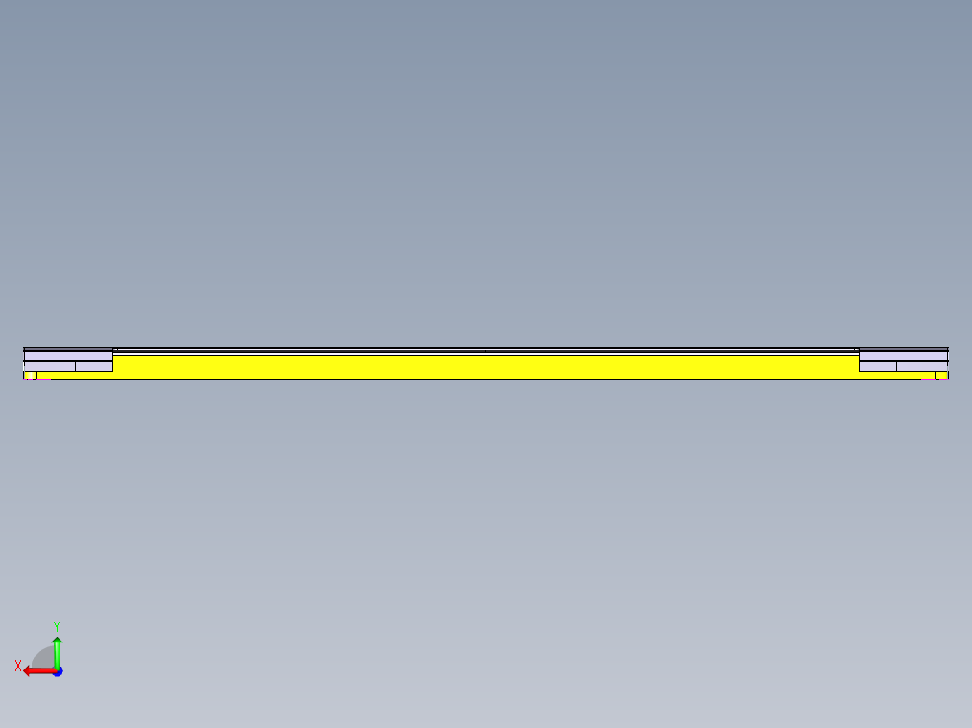 笔记本键盘外壳铣外形UG编程程序模型后视图