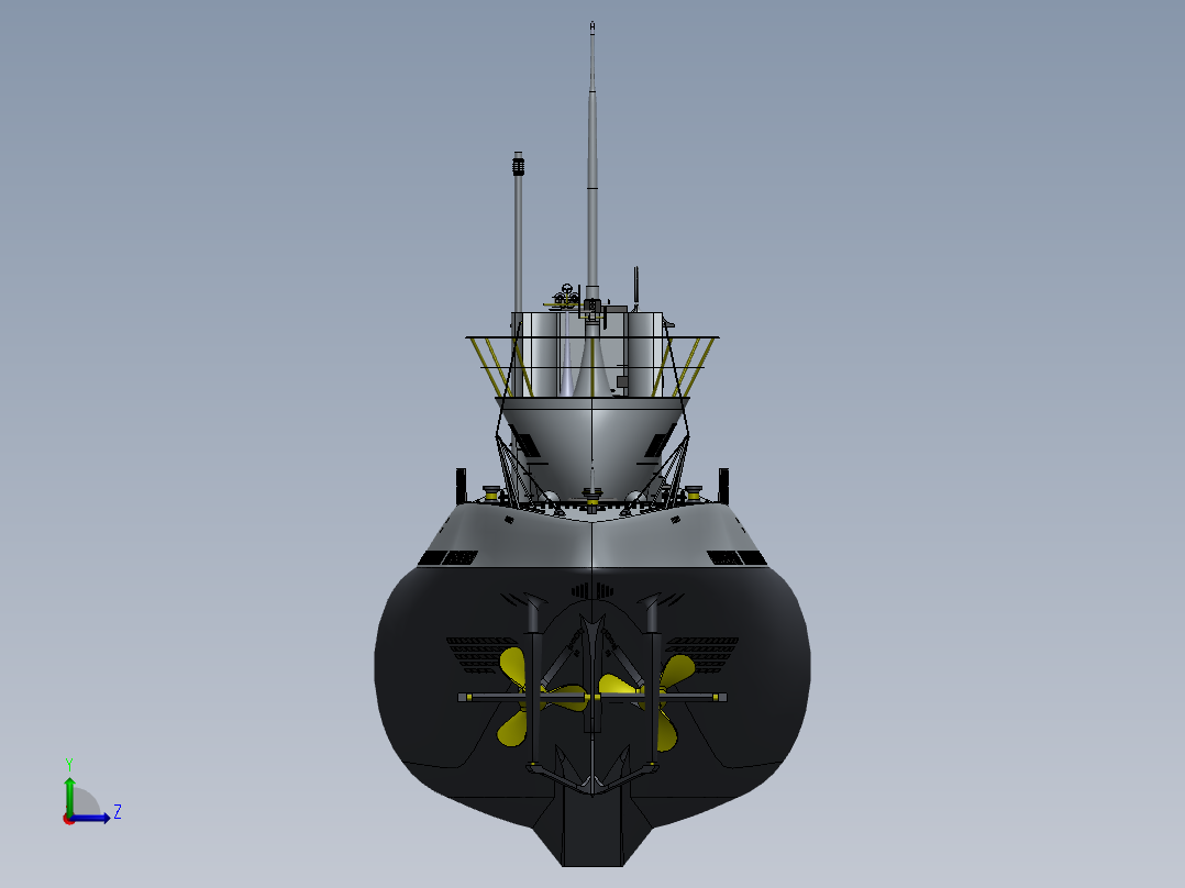 潜水艇(21)左视图