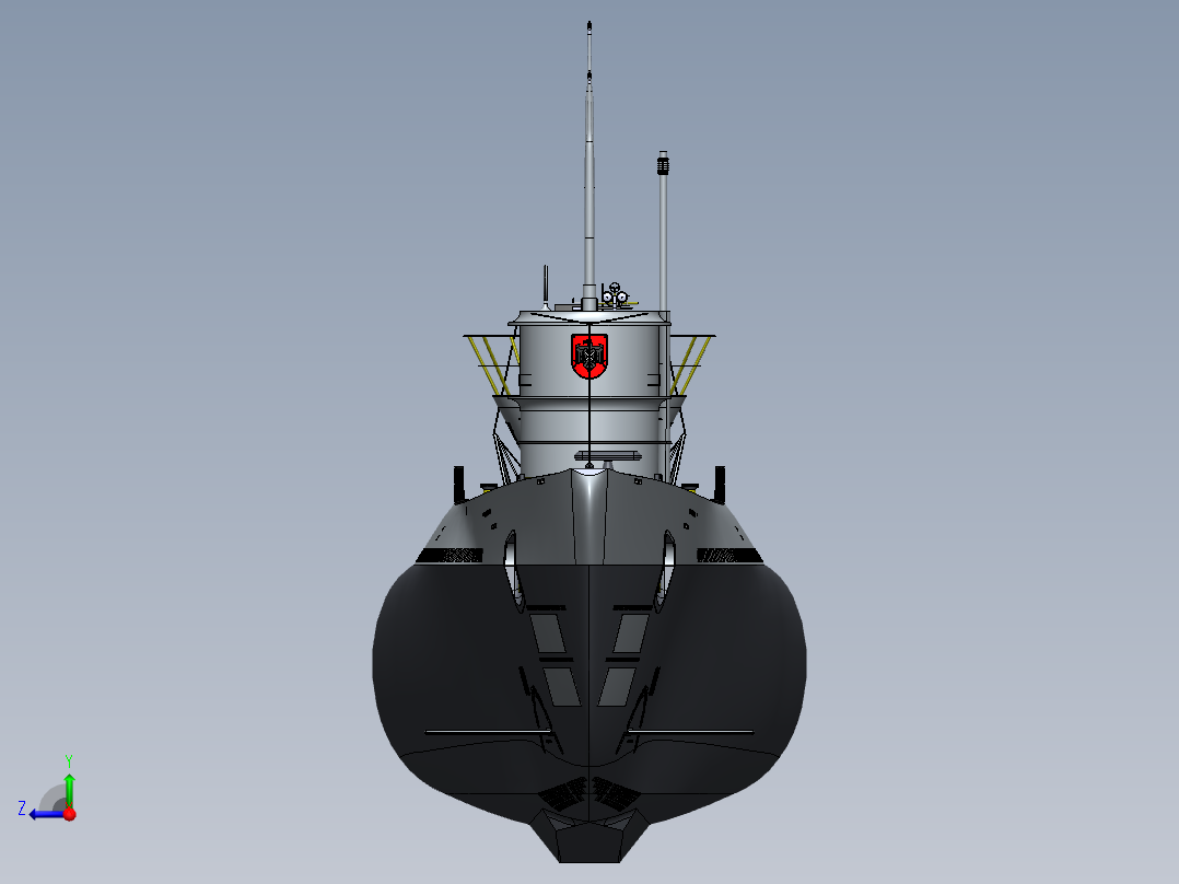 潜水艇(21)右视图