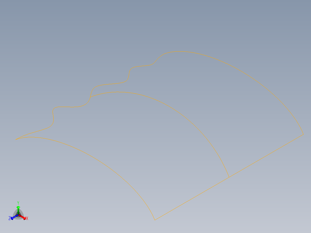 波浪形渐消面曲线