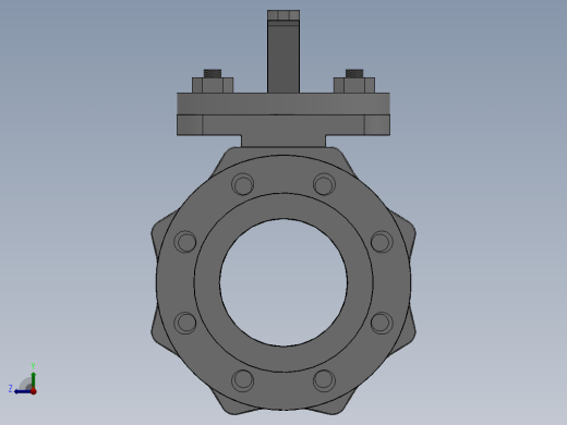 [DN150]球阀右视缩略图