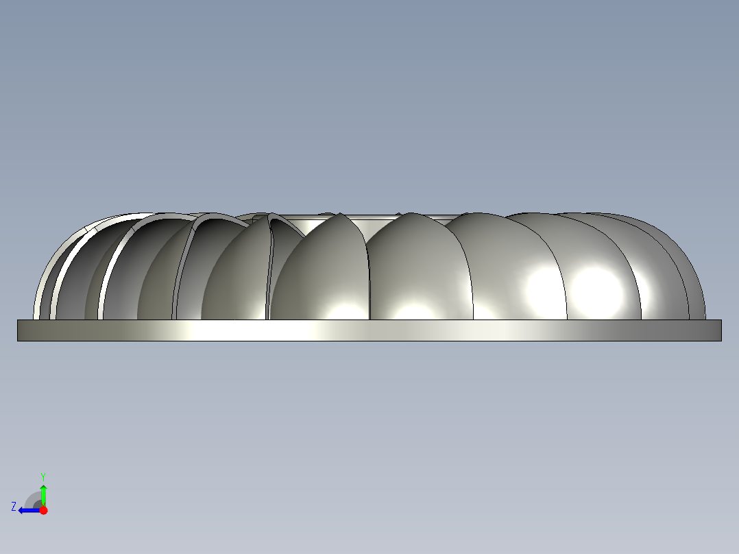 涡轮（脉冲涡轮）右视图