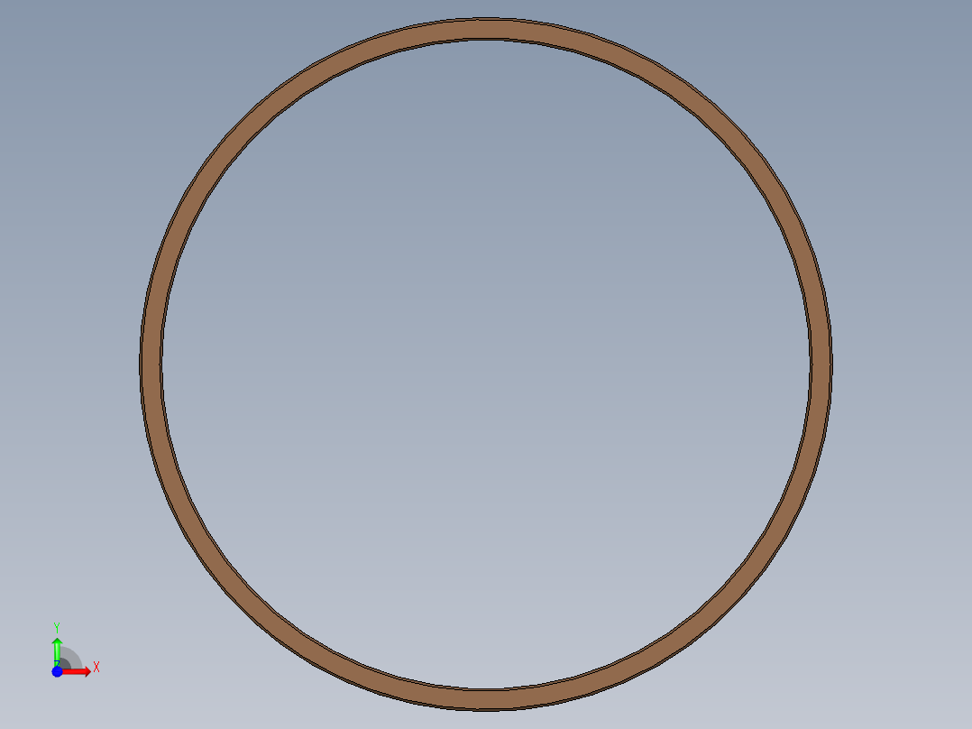 机用蓄能环前视图