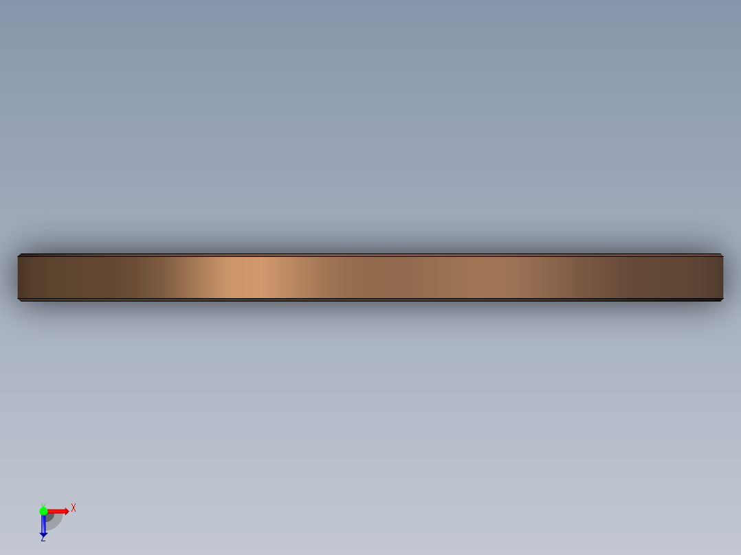 机用蓄能环俯视图