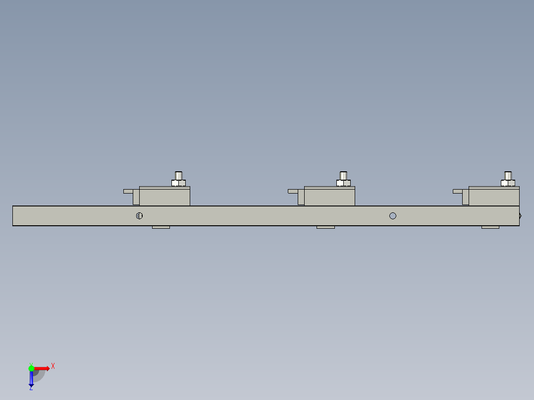 5-KK60-200光电开关俯视图