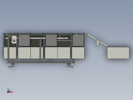 分拣皮带线组件B前视缩略图