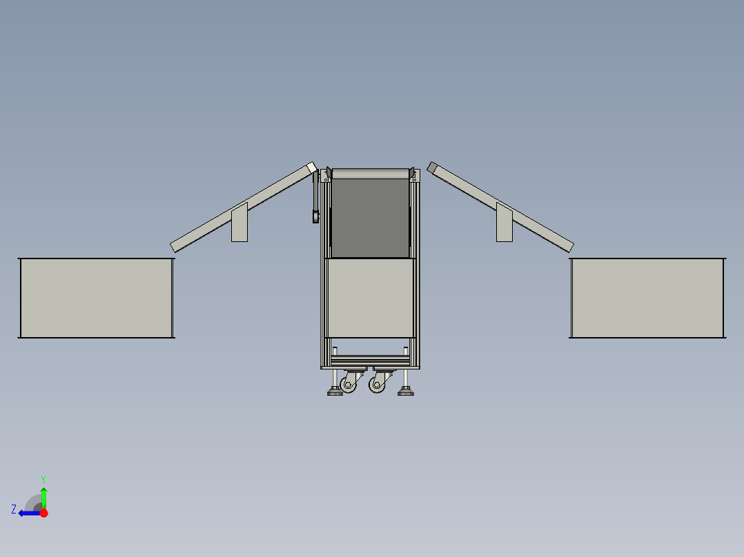 分拣皮带线组件B右视图