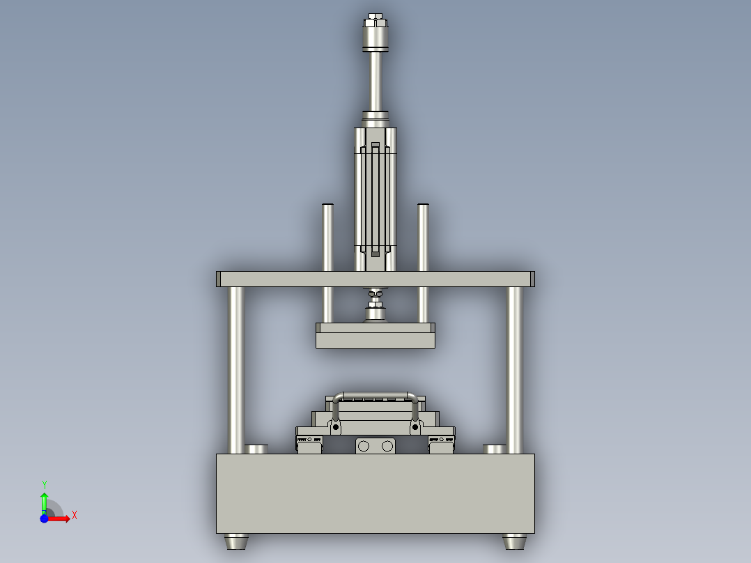 散热片组装治具-1前视图
