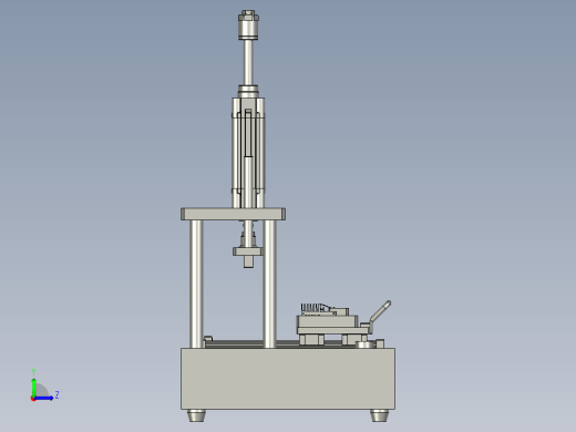 散热片组装治具-1左视缩略图