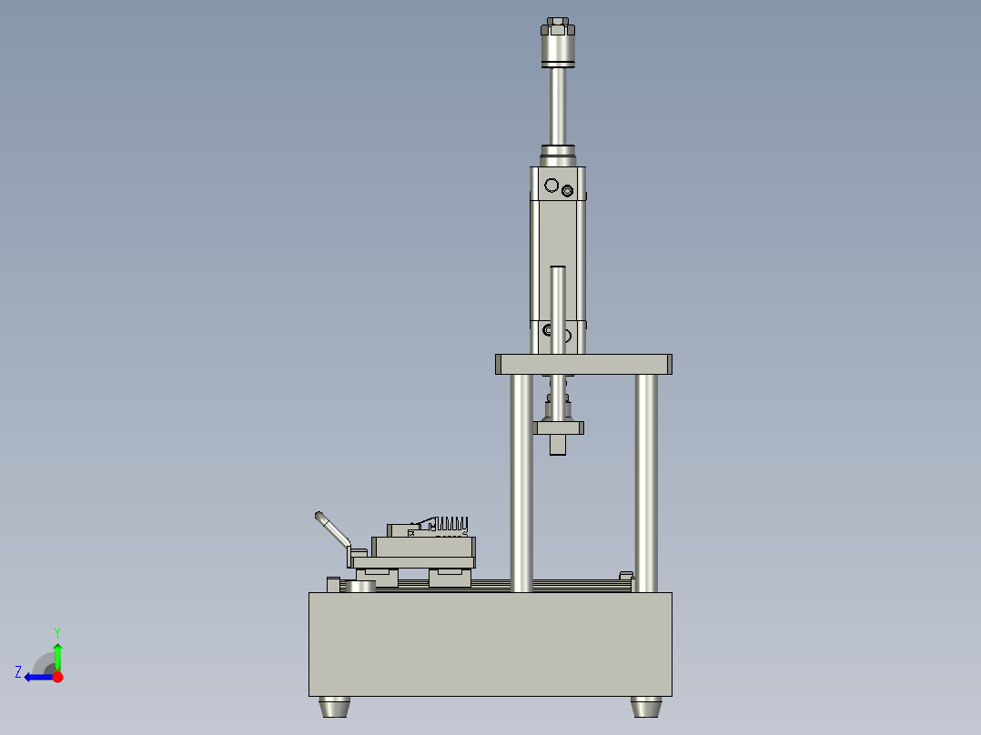 散热片组装治具-1右视图