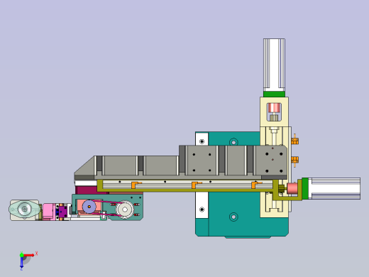 悬臂点胶机构俯视缩略图