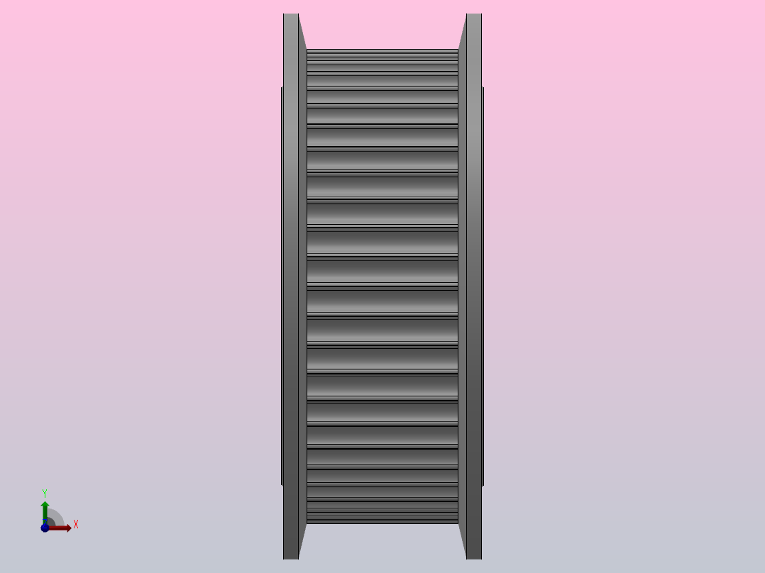 圆孔标准型圆弧形齿同步带轮2GT型_S2GTHC-50-9-dc16-A前视图