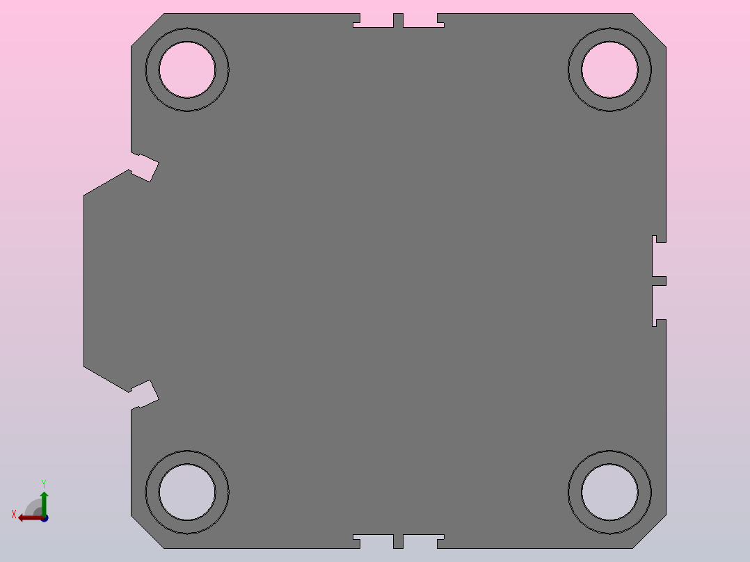 SDA超薄气缸系列SDA 100×50后视图