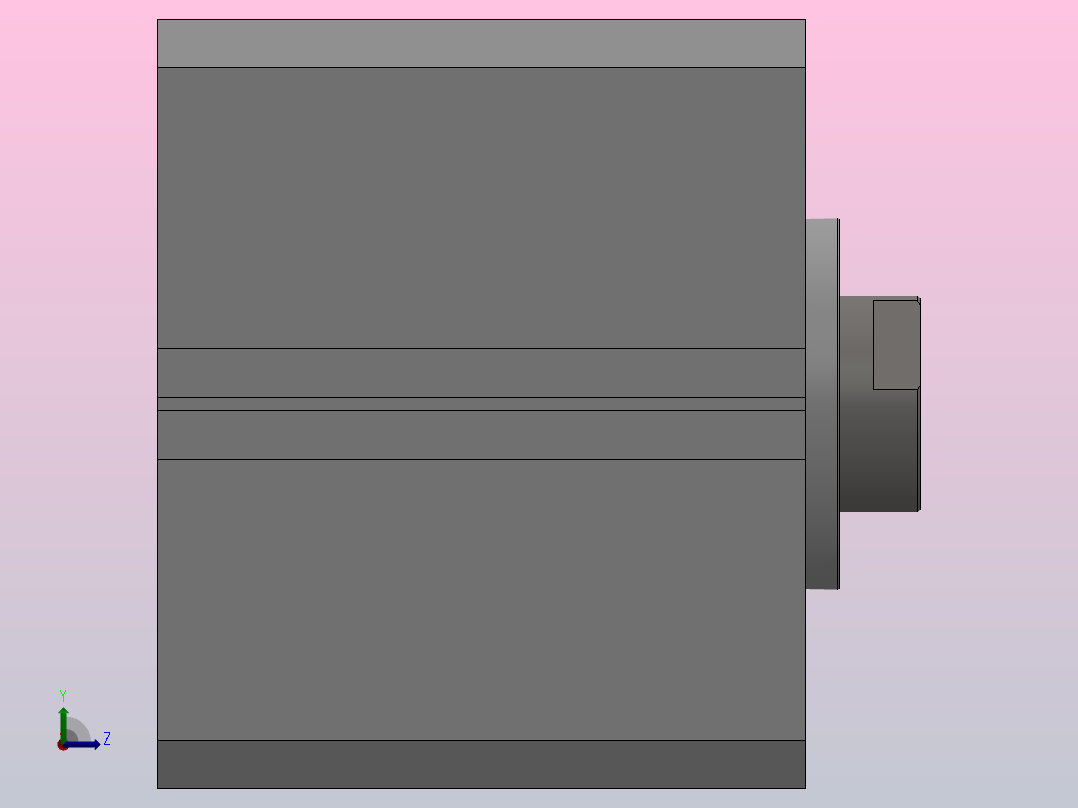 SDA超薄气缸系列SDA 100×50左视图
