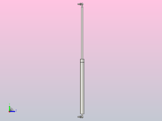 gsb28-d-d-s320_asm氮气弹簧左视缩略图