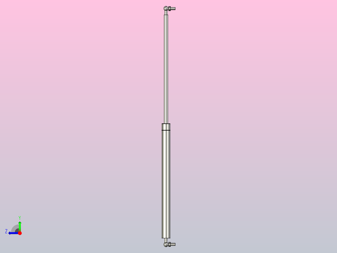 gsb28-d-d-s320_asm氮气弹簧右视图