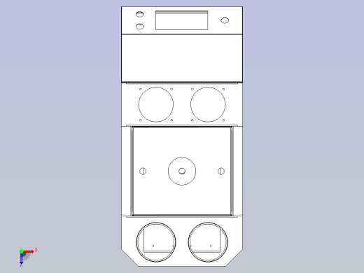 超声波加湿器三维模型俯视缩略图