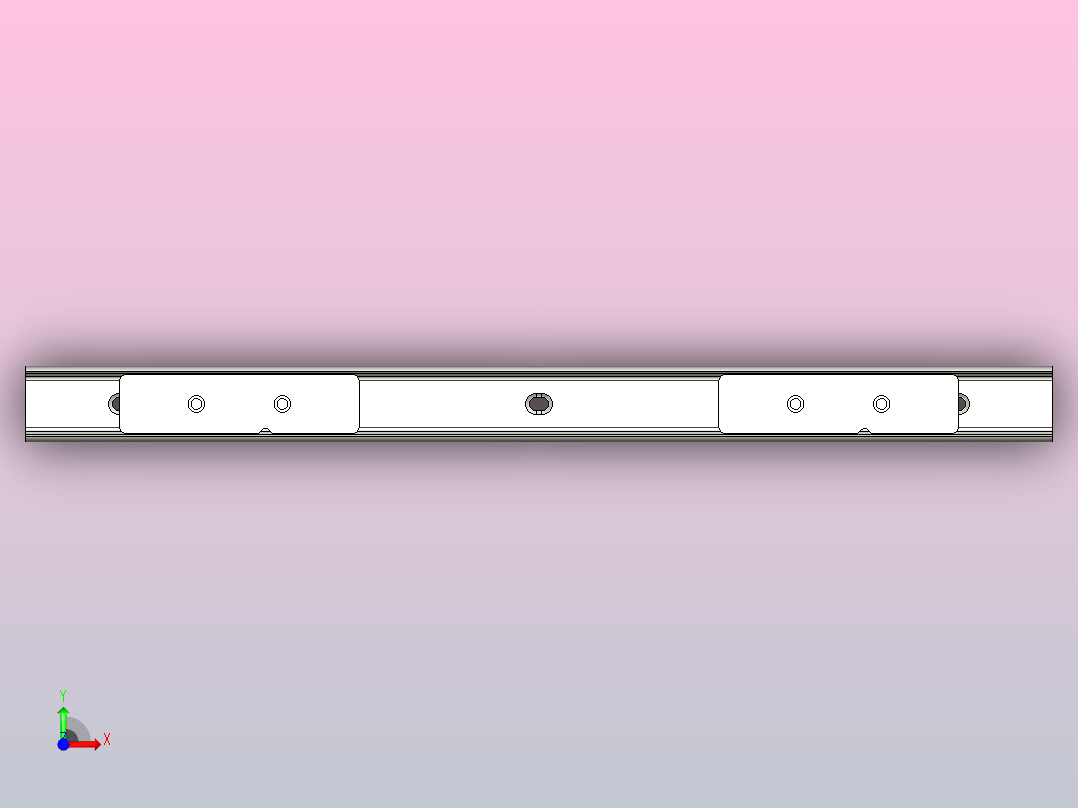 GN 1490-29-394-B3-0-GN1490直线导轨系统前视图