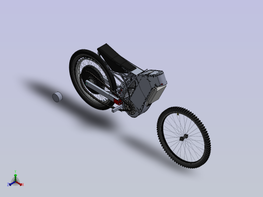 电动自行车 SW19正等轴测缩略图