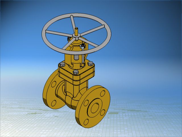ASME B16.10闸阀法兰端RF-150级1 