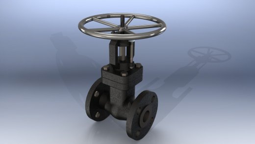 ASME B16.10闸阀法兰端RF-150级1 缩略图