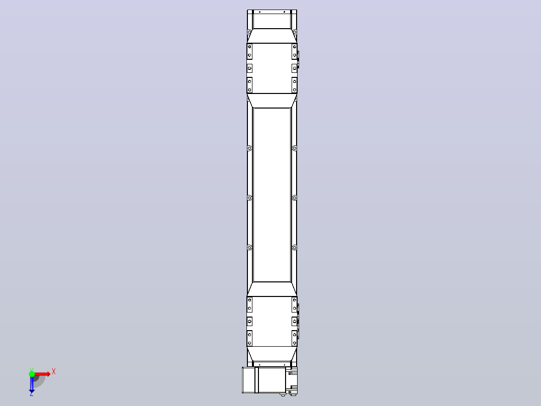 皮带直线轴双滑块型TPA-GCBS-150-P80-L250-LP-M75-N3俯视图