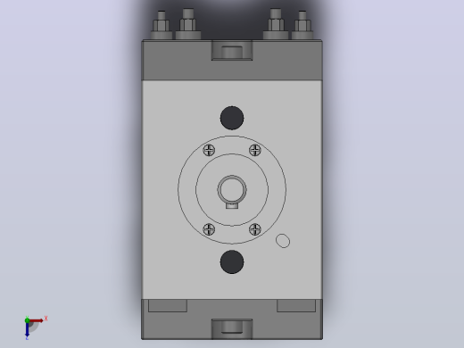 CRQ2薄型摆动气缸Φ20-Φ40[CRQ2BW20-90C]俯视缩略图