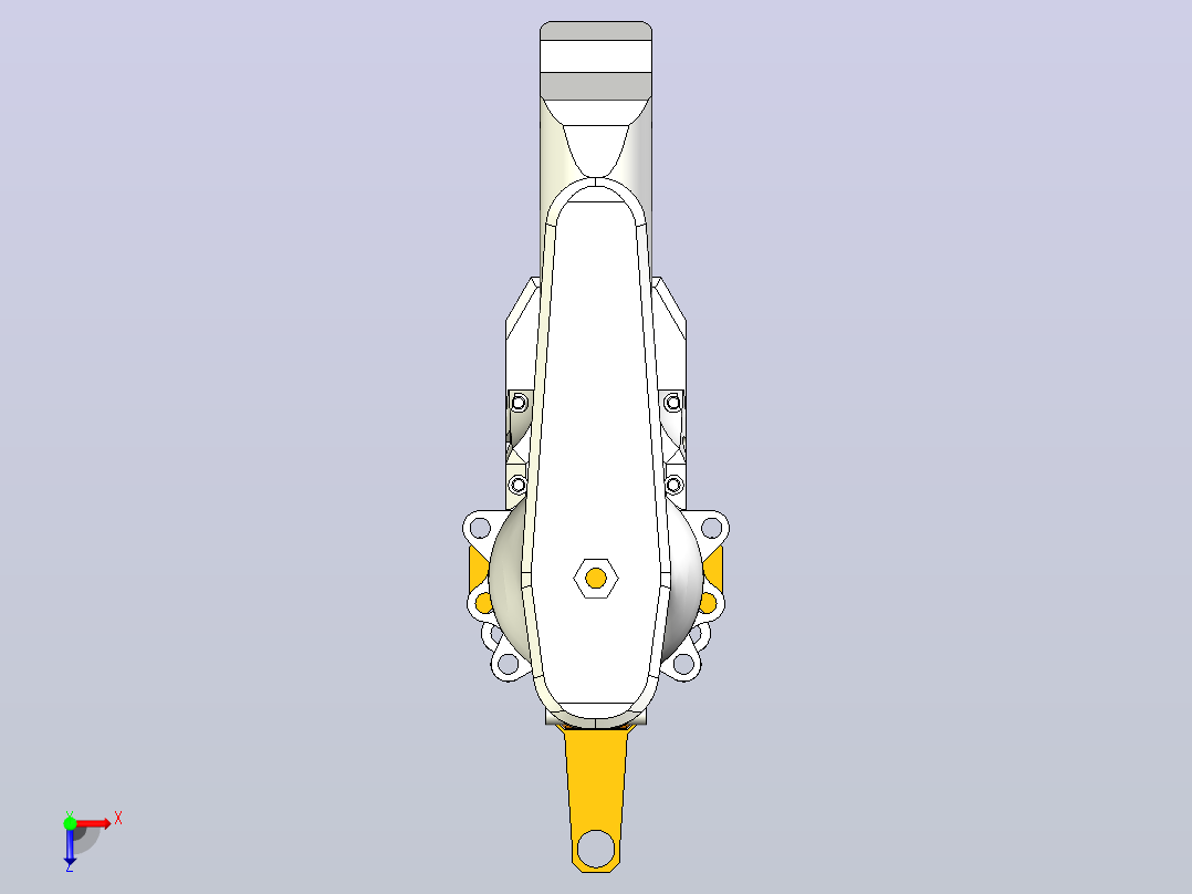 Shrimp Fryer Mk 1 - 高功率 Nerf 泡沫飞镖冲击波枪俯视图