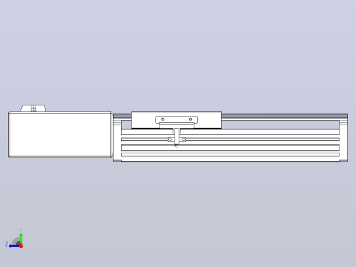 皮带直线轴半封闭可选导轨TPA-HNB-120D-110-L100-MR-C-P40-N3右视缩略图