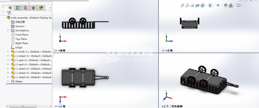 独轮车模型缩略图