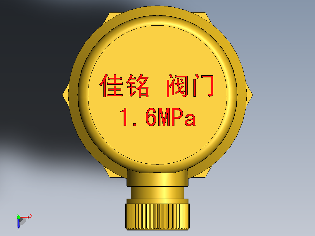 排气阀俯视图