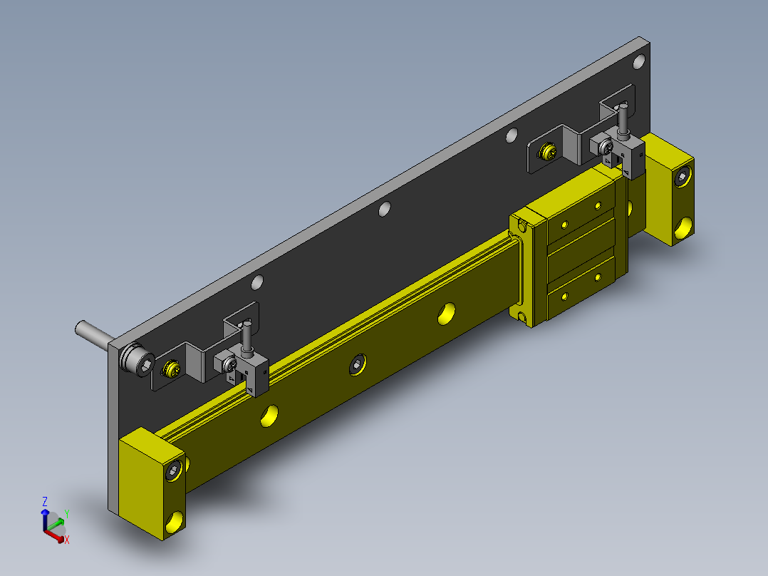 齿条&齿轮搬运装置正等轴测图