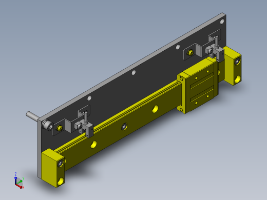 齿条&齿轮搬运装置正等轴测缩略图
