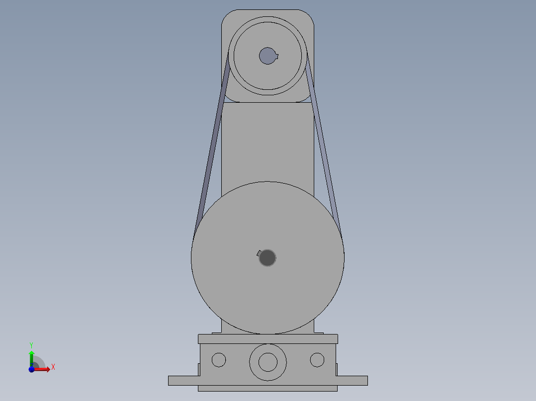机械加工单元前视图