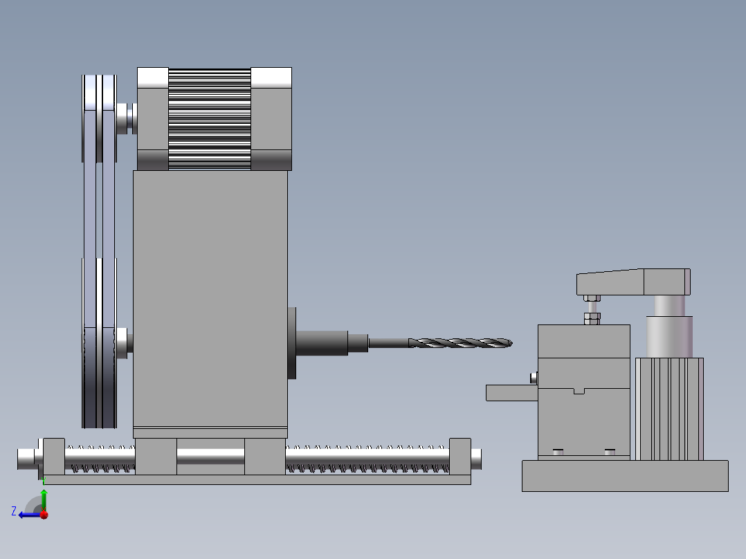 机械加工单元右视图