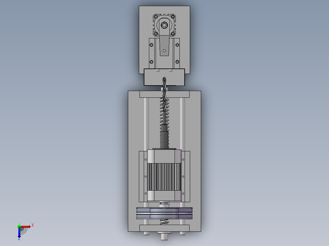 机械加工单元俯视图