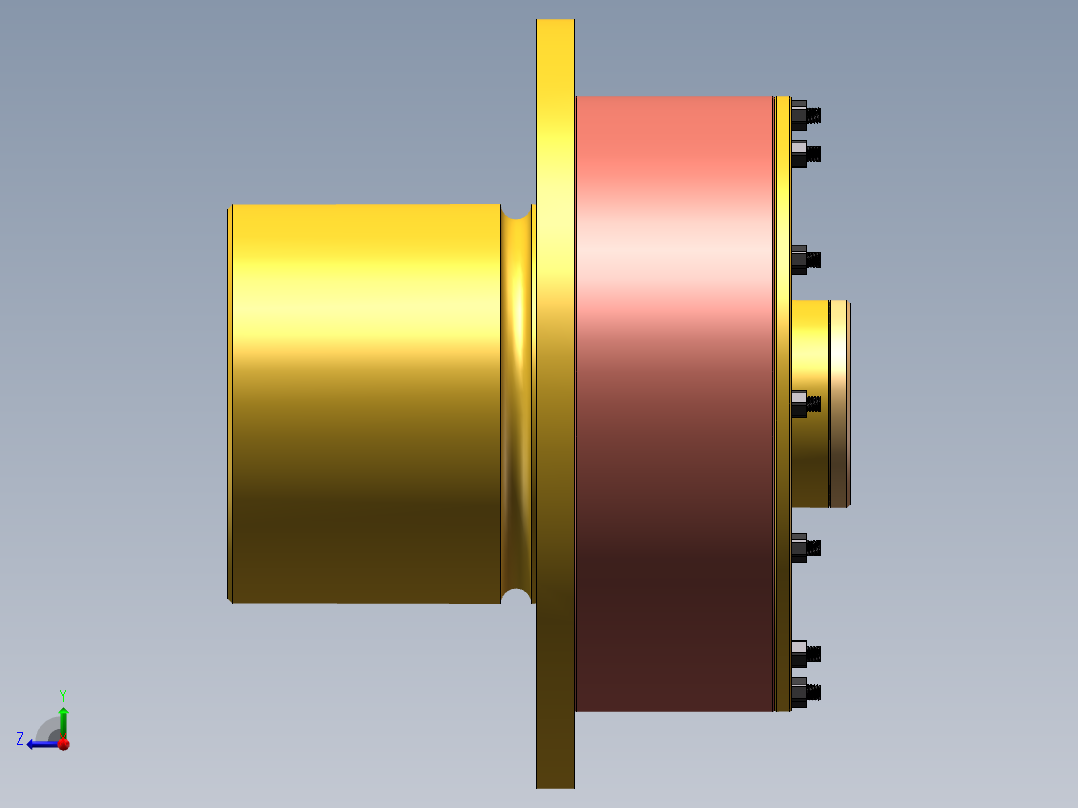 液压马达右视图