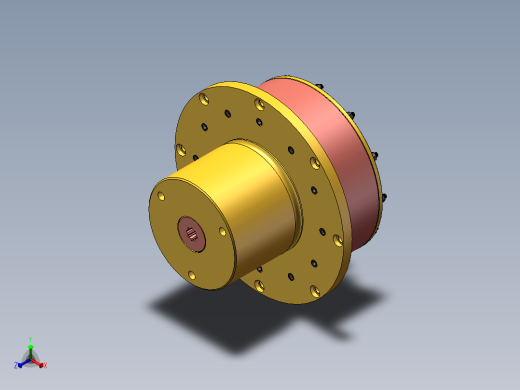液压马达正等轴测缩略图